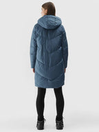Down Jacket Denim 4faw23tdjaf235 32s 4