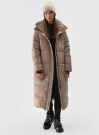 Down Jacket Light Brown 4faw23tdjaf237 82s 1