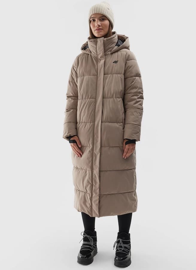 Down Jacket Light Brown 4faw23tdjaf237 82s 2