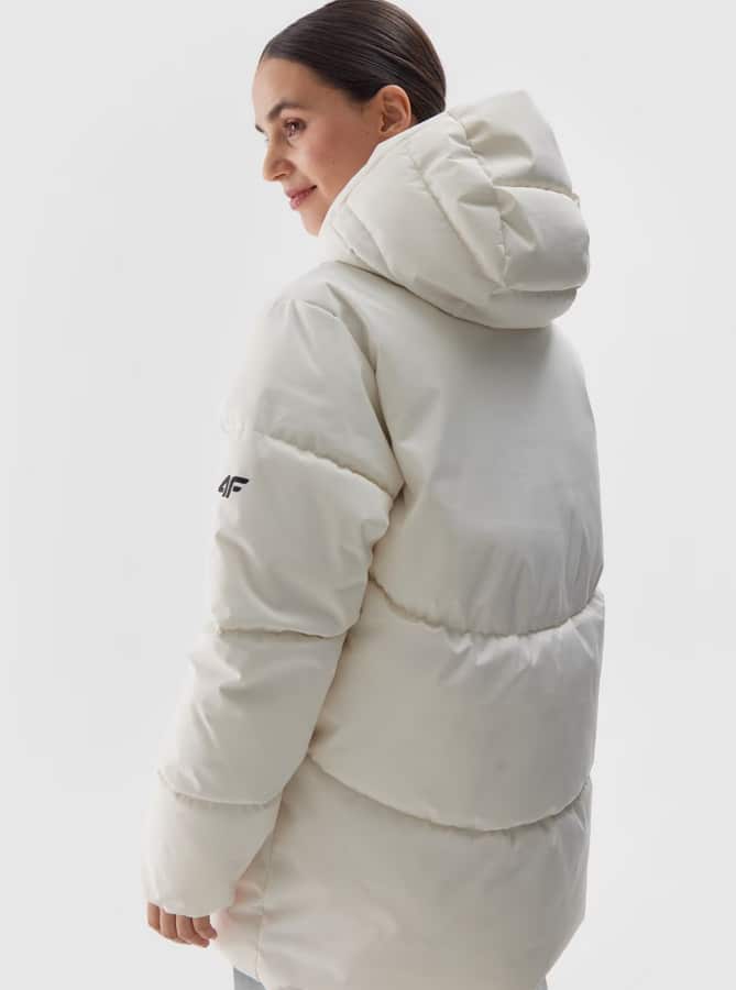 4F DOWN JACKET, OFF WHITE