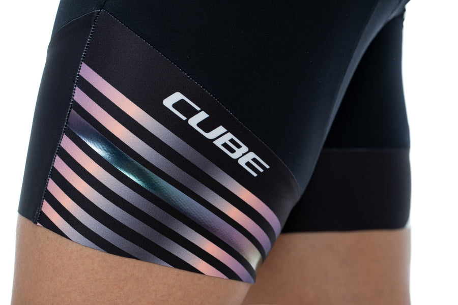 CUBE TEAMLINE WS Cycle Shorts black´n´violet