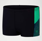 Speedo Dive Aquashort JR, Black / Harlequin Green / Dark