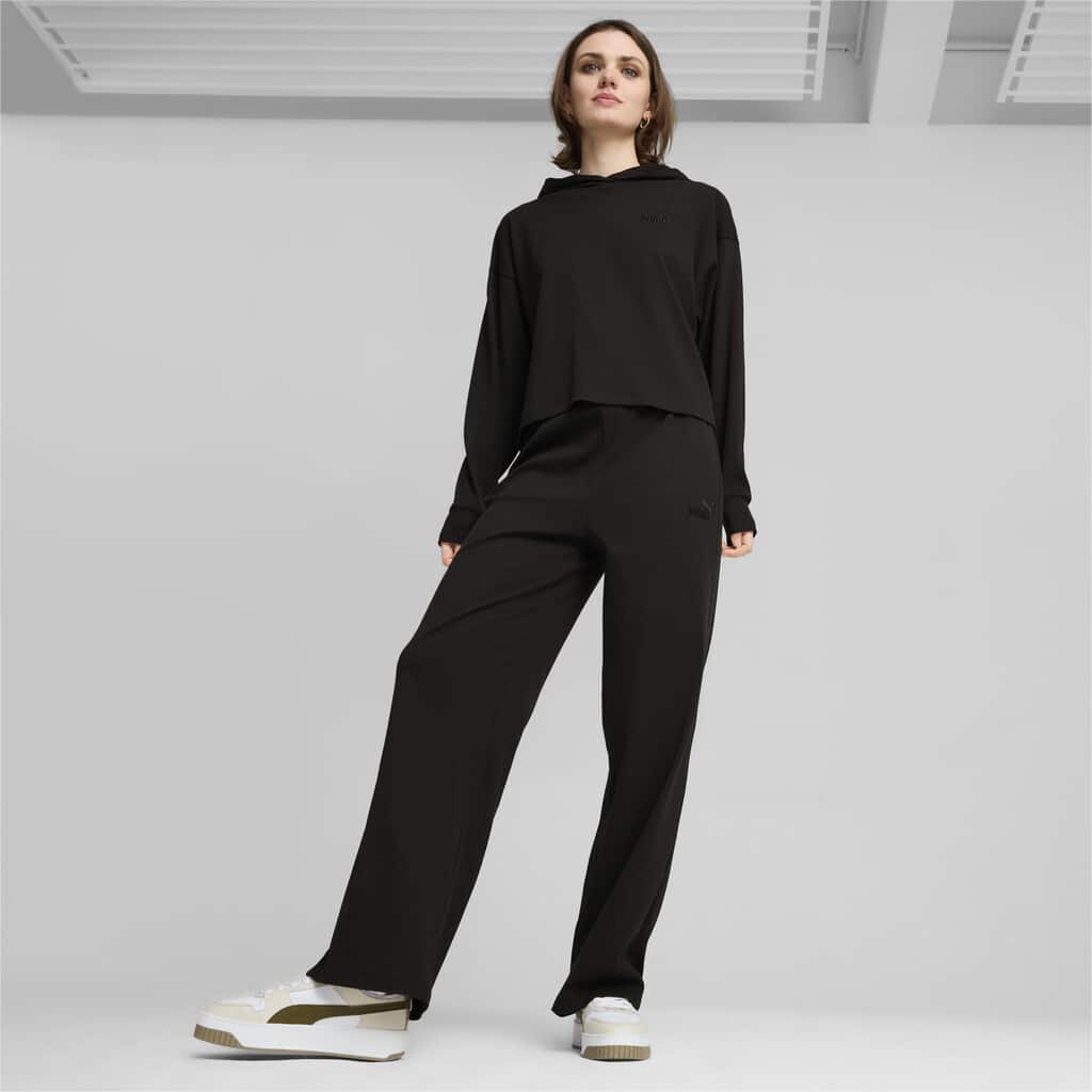 Puma ESS ELEVATED High-Waist Straight Leg Pan