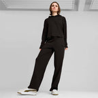Puma ESS ELEVATED High-Waist Straight Leg Pan