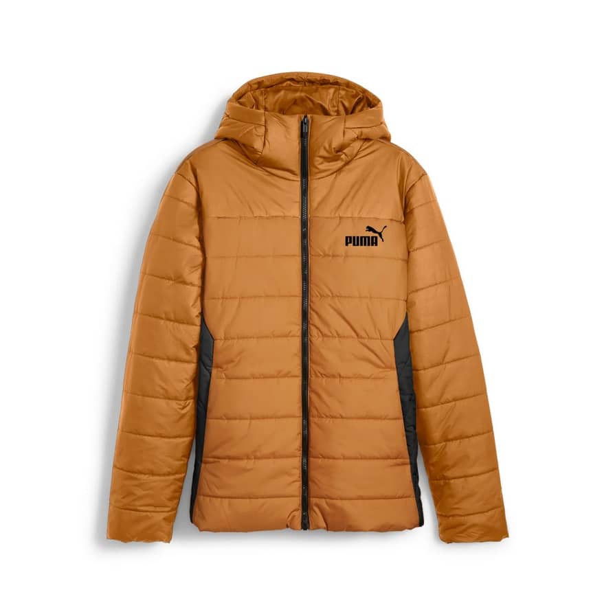 Puma ESS Hooded Padded Jacket Caramel Latte