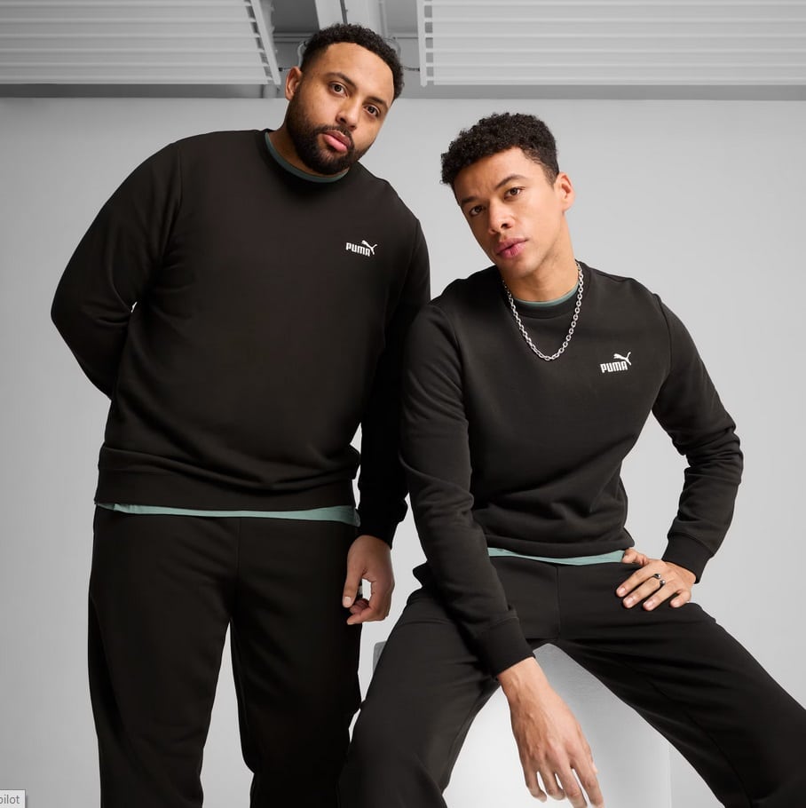 ess small no 1 logo crew tr puma black pu 682564 01