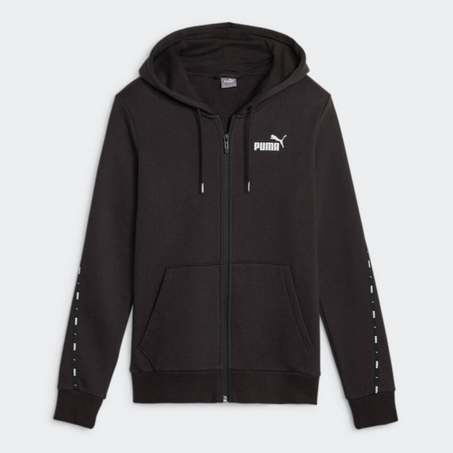 Puma ESS TAPE FZ Hoodie FL PUMA Black