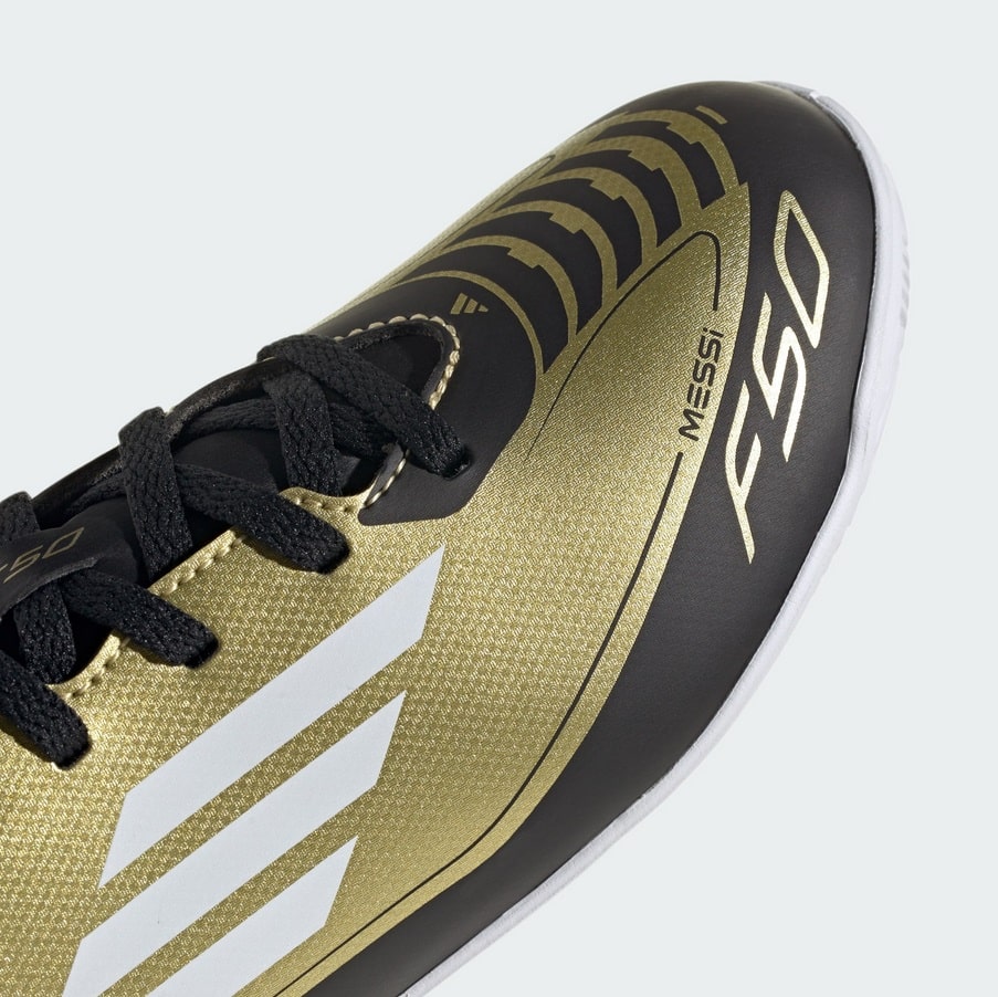 Adidas F50 CLUB IN J MESSI GOLDMT/FTWWH