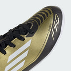 Adidas F50 CLUB IN J MESSI GOLDMT/FTWWH