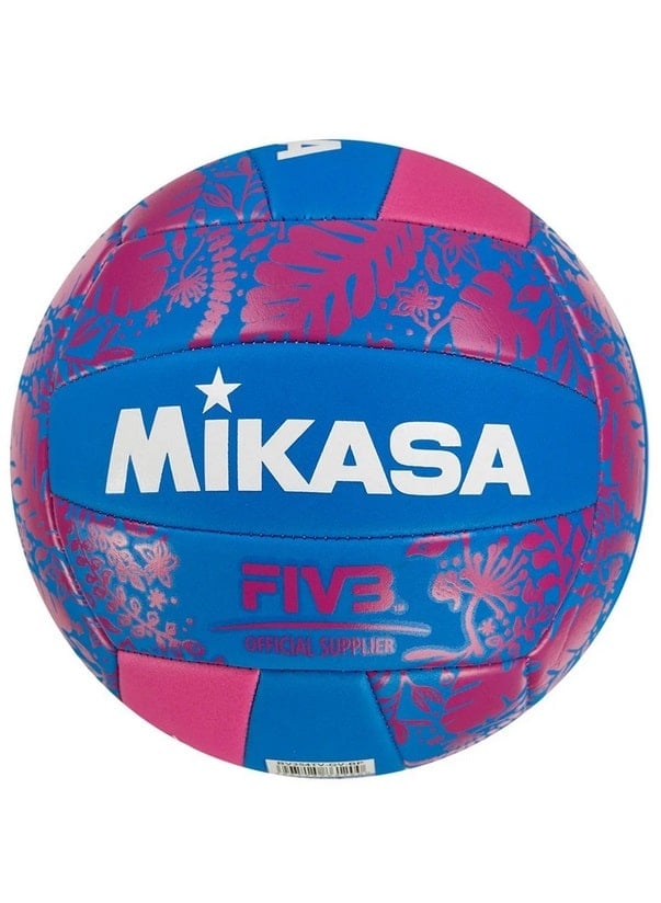 Mikasa FIVB Beach Volleyball, Blue/White/Pink