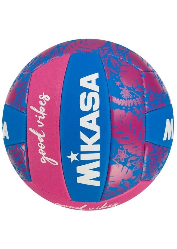 Mikasa FIVB Beach Volleyball, Blue/White/Pink