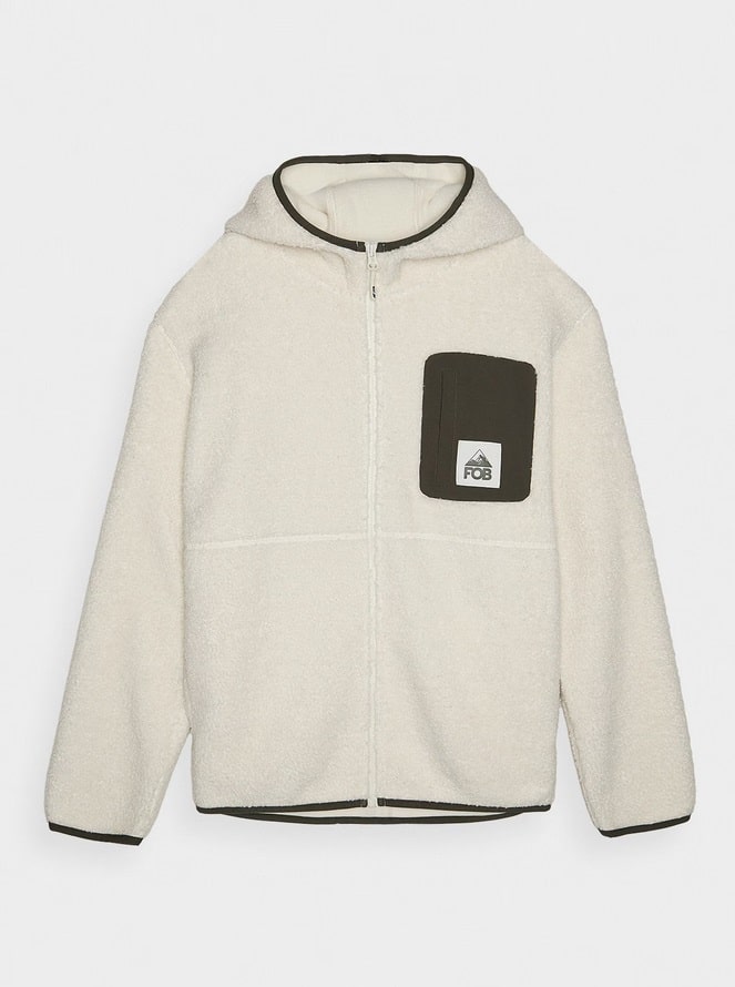 4F FLEECE, OFF WHITE