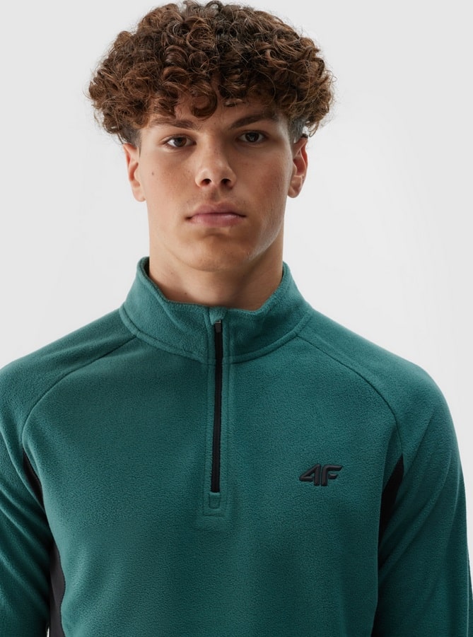 4F FLEECE UNDERWEAR, TEAL