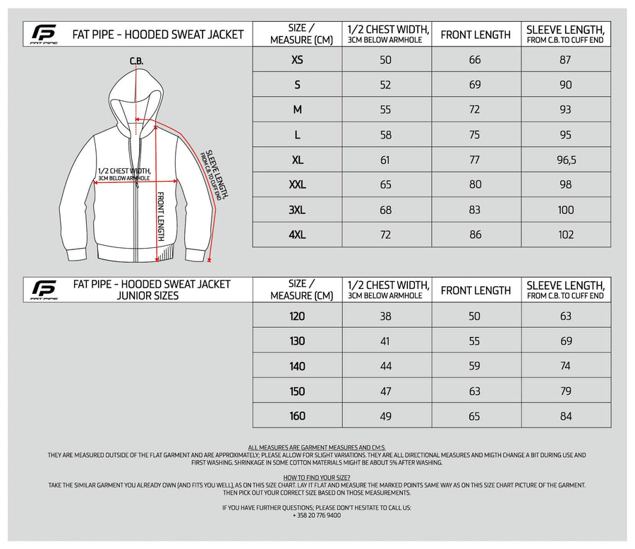 Fat Pipe JOSH HOODED JACKET BLACK