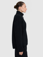 flīsa jaka fleece deep black 4f waw25tflef328 20s 1