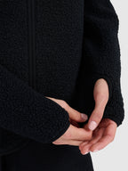 flīsa jaka fleece deep black 4f waw25tflef328 20s 4