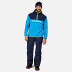flīsa termoveļas krekls rossignol alltrack fleece blue www.fans.lv 4