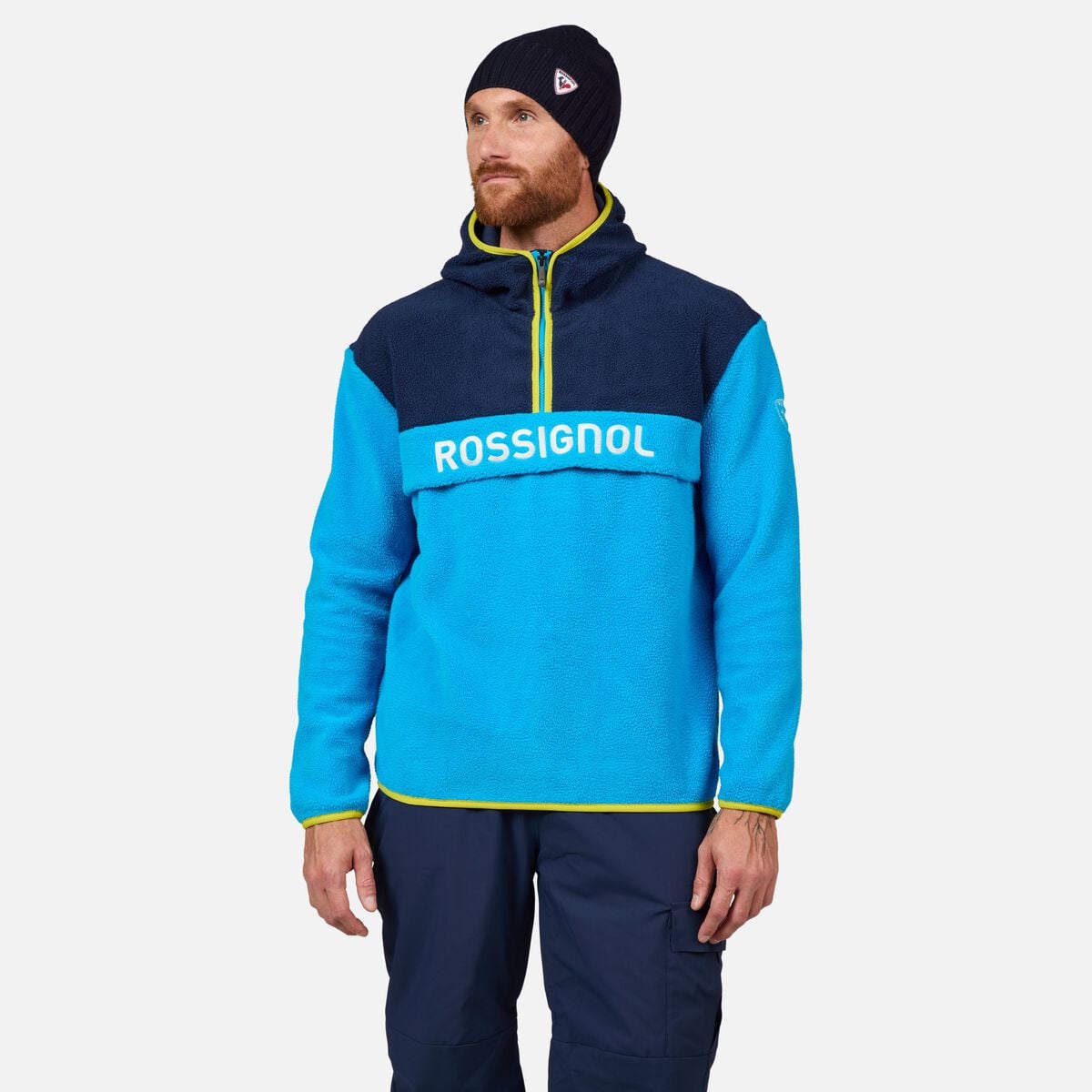 flīsa termoveļas krekls rossignol alltrack fleece blue www.fans.lv