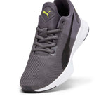 Flyer Runner Jr Dark Coal Puma Black Lim Pu 192928 41 4
