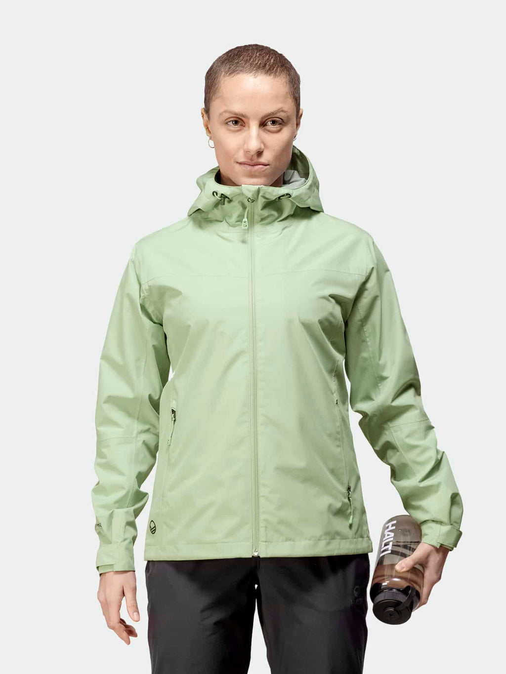 Halti Forter W DX shell jacket, Smoke Green