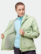 Halti Forter W DX shell jacket, Smoke Green