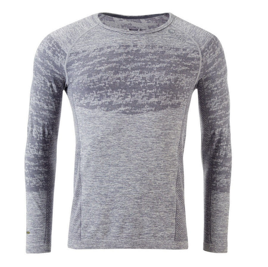 Halti Free Recy Seamless M LS shirt, Folkstone Grey mela