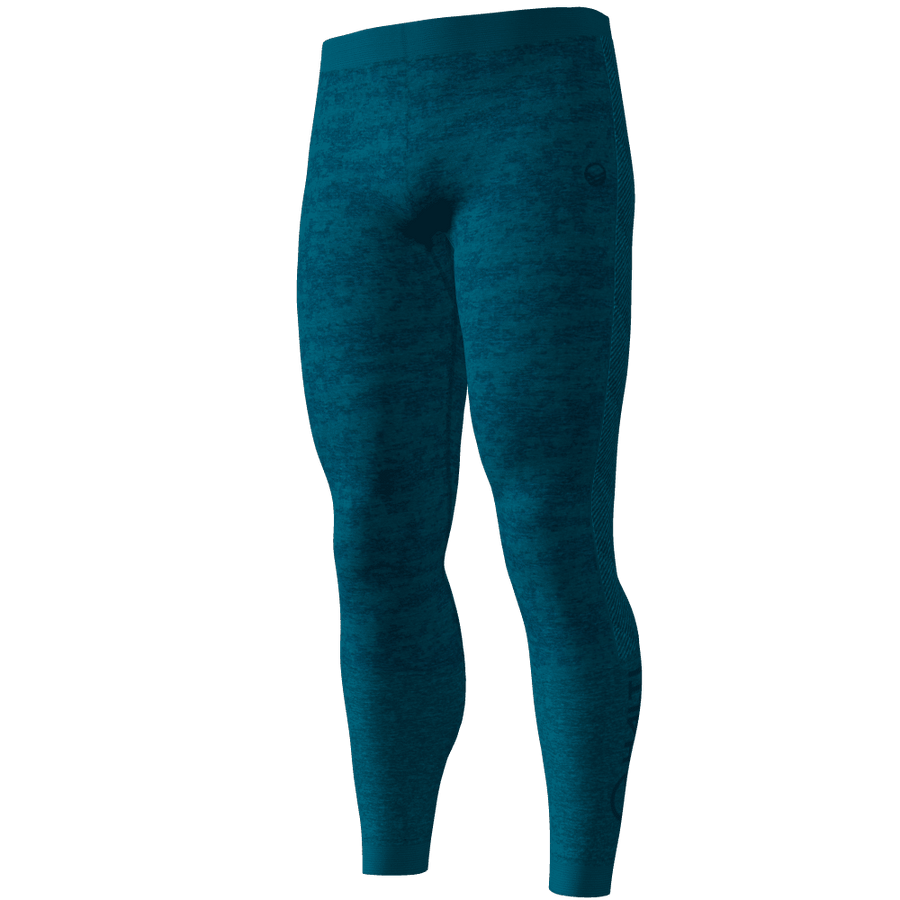 Halti Free Recy Seamless M pants, Deep Lagoon Blue melan