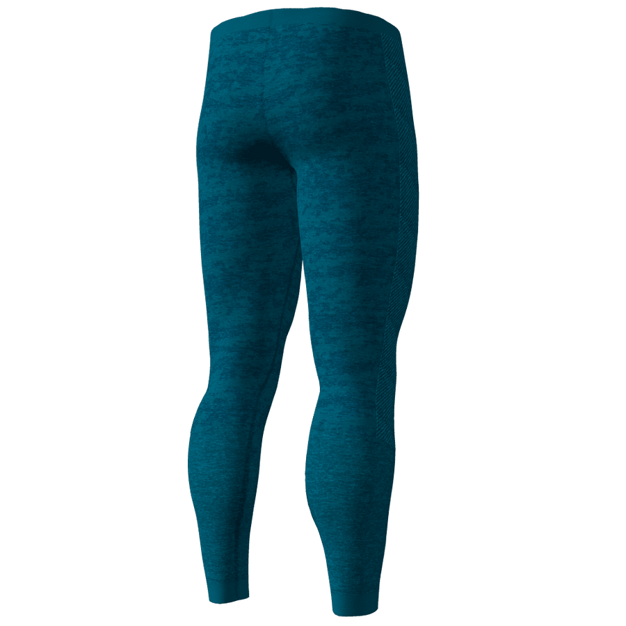 Halti Free Recy Seamless M pants, Deep Lagoon Blue melan