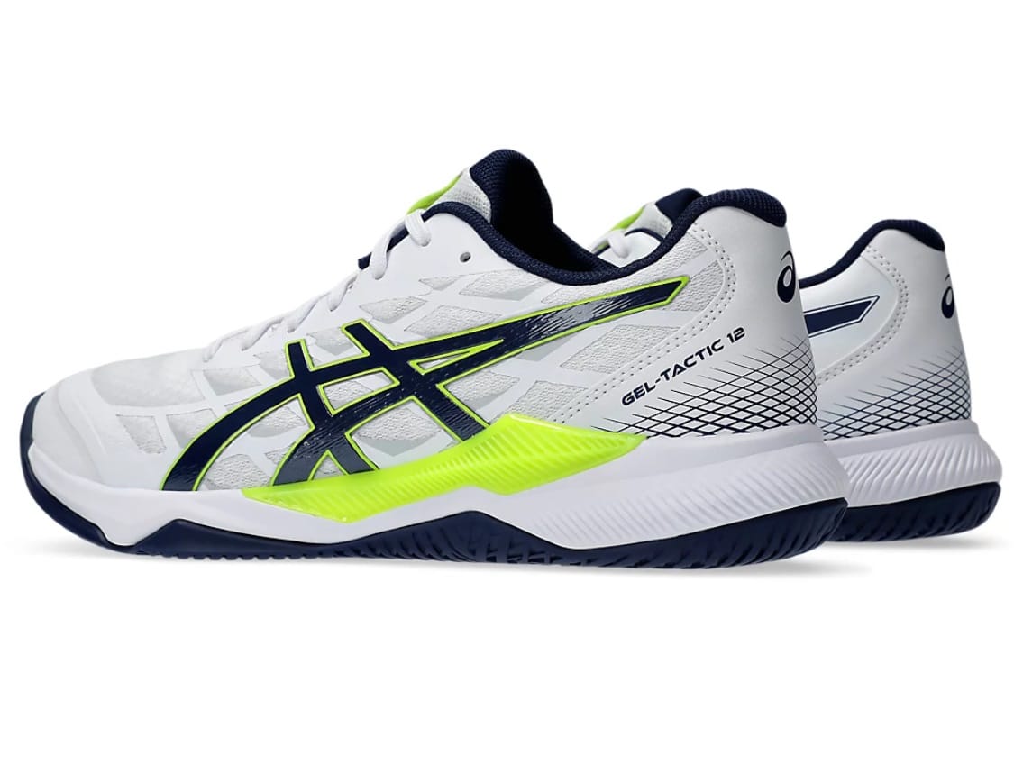 Asics GEL-TACTIC 12, WHITE/BLUE EXPANSIVE
