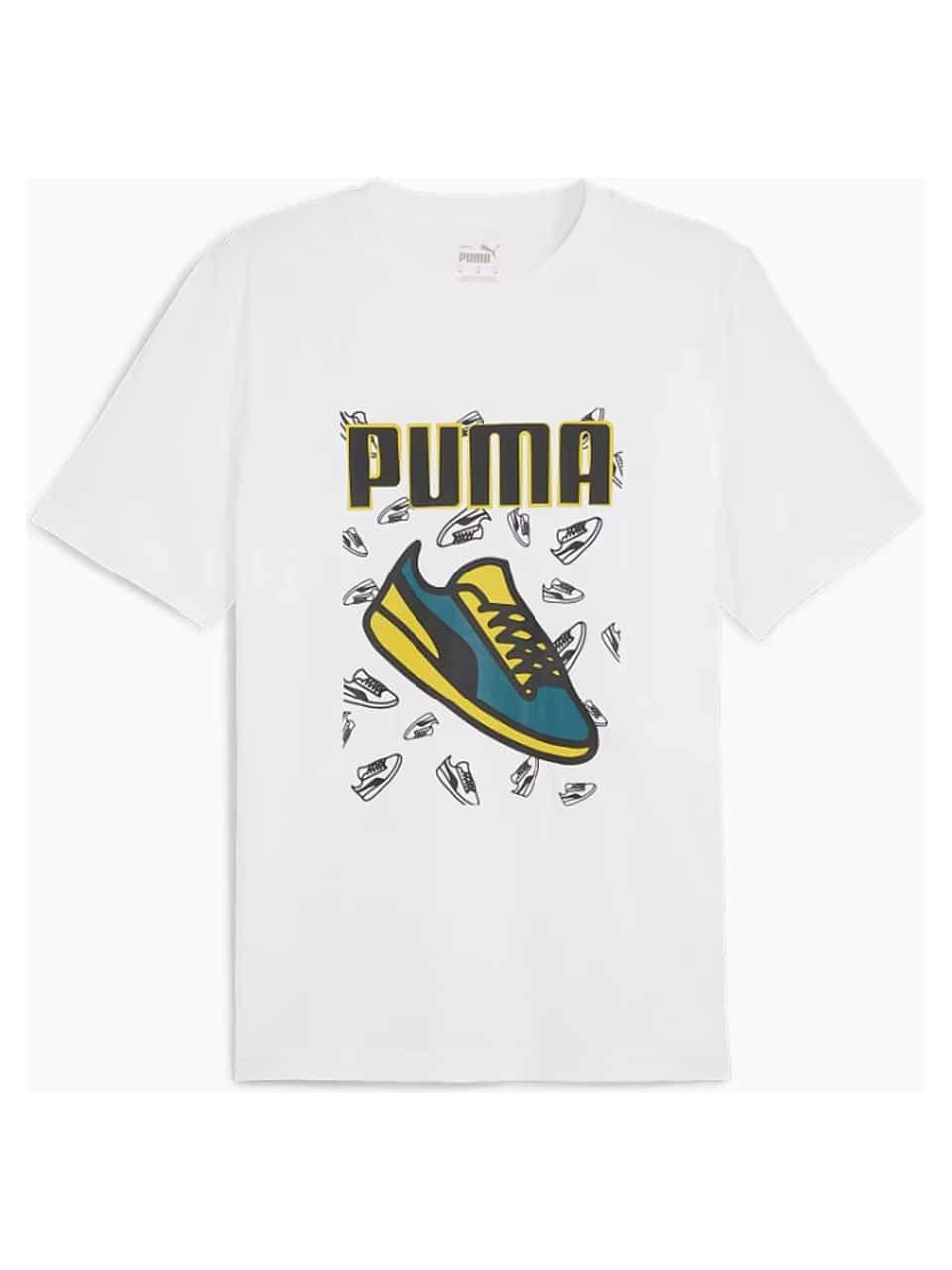 Puma GRAPHICS Sneaker Tee PUMA White