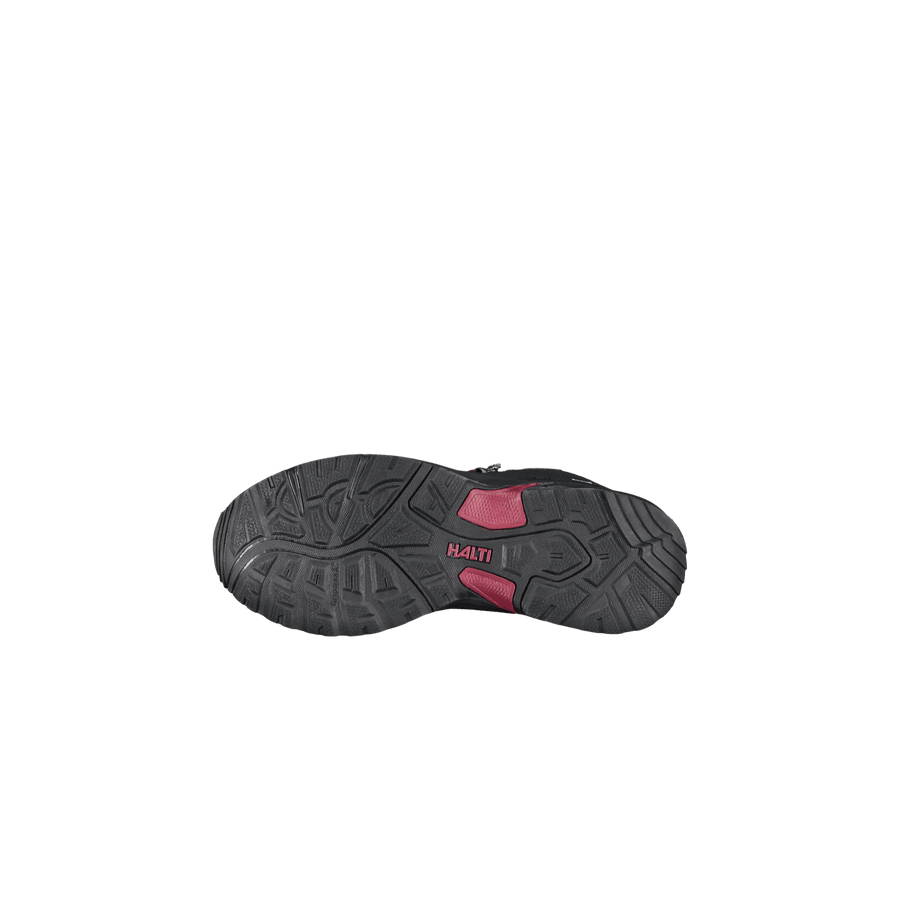 Halti Fara Mid 2 DX W walking shoe,  Black/ Beet red