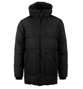 Halti Linjat M puffer parka, Black