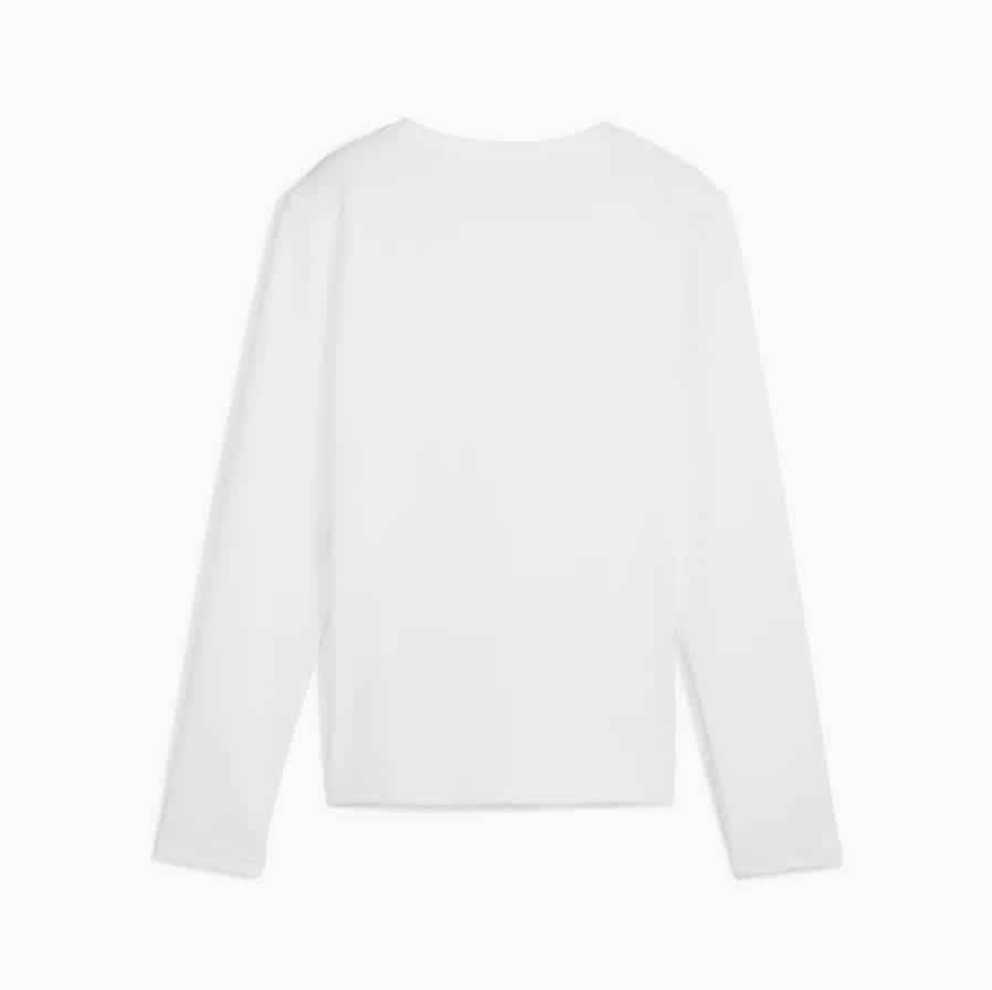 her slim fit longsleeve puma white pu 685055 02