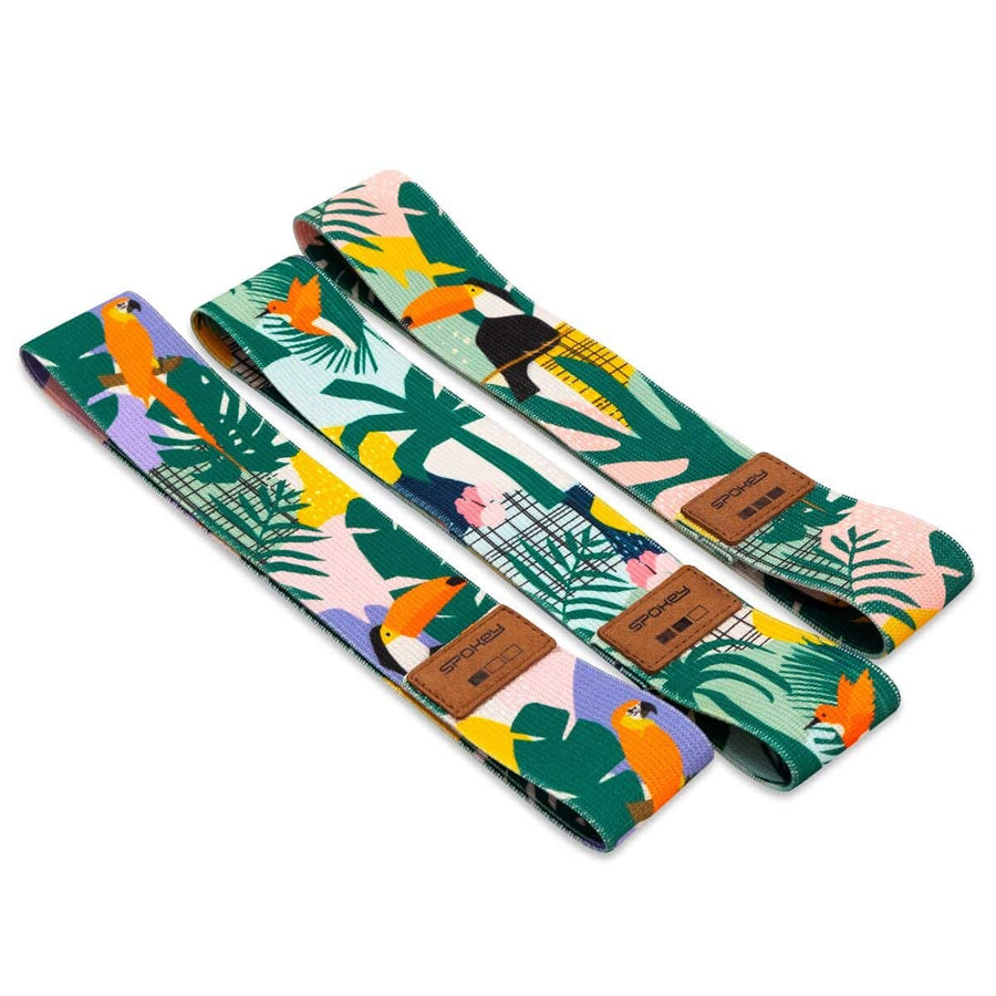 Spokey HOME JUNGLE SET fitnesa gumiju komplekts x3