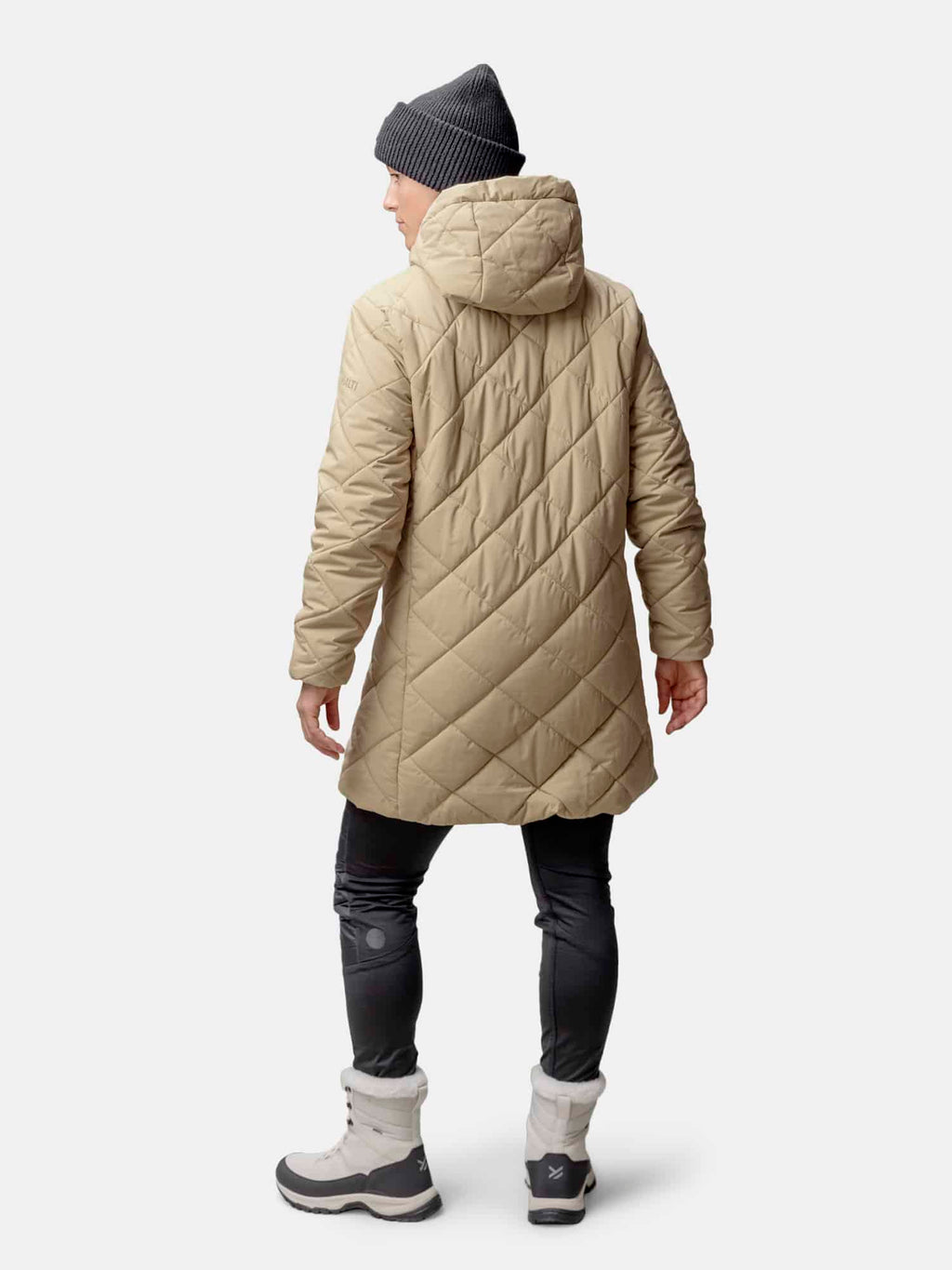 haapa w insulated parka jacket lemon pepper beige ha 065 0575 g05