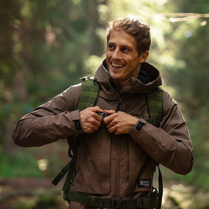 Halti Hiker M II Dx jacket, Chocolate Chip Brown
