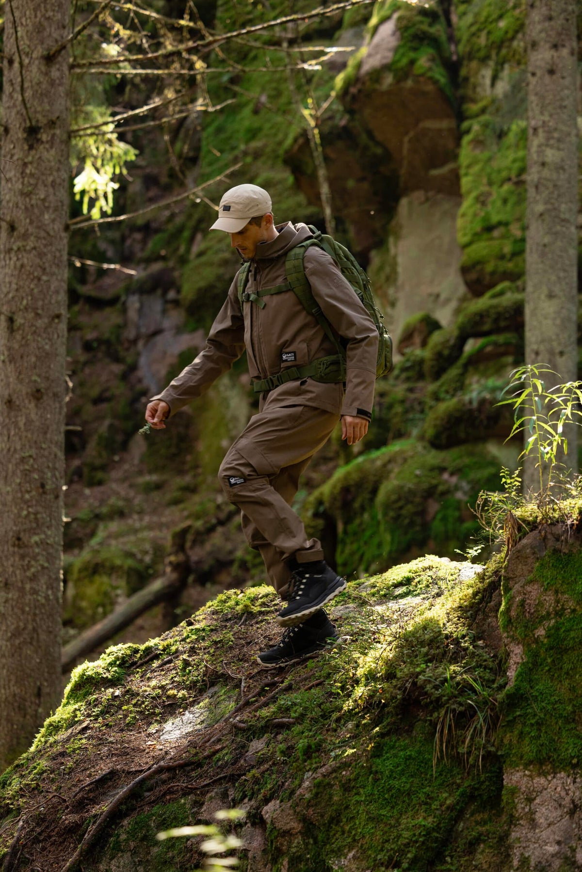 Halti Hiker M II Dx pants, Chocolate Chip Brown