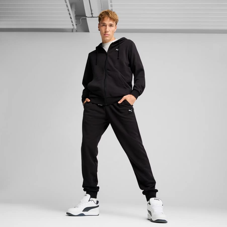 hooded sweat suit tr puma black pu 684855 01
