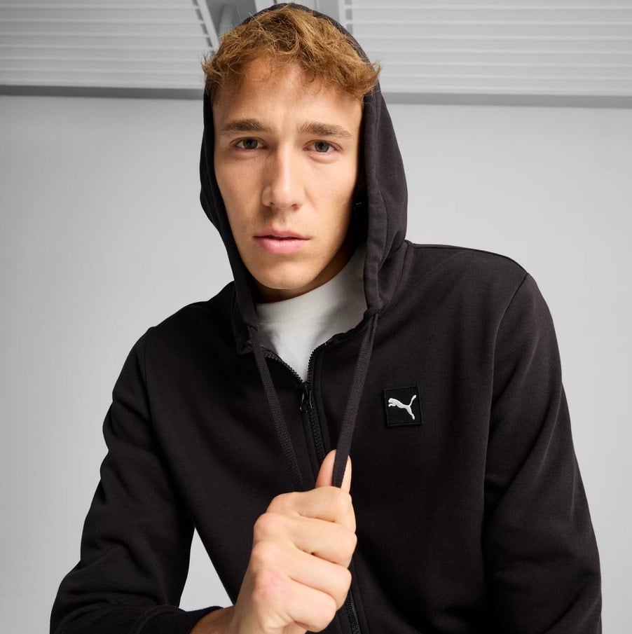 hooded sweat suit tr puma black pu 684855 01