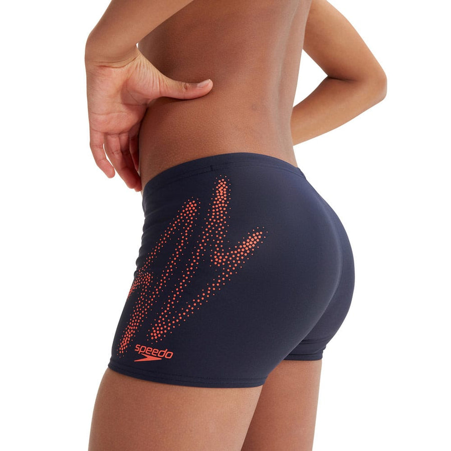 Speedo Hyper Boom Logo Placement Aquashort JR, True Navy/