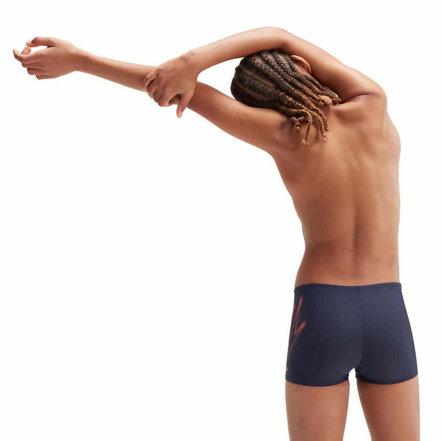 Speedo Hyper Boom Logo Placement Aquashort JR, True Navy/