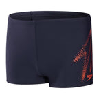 Hyper Boom Logo Placement Aquashort Jr True Navy 00 3154 15586