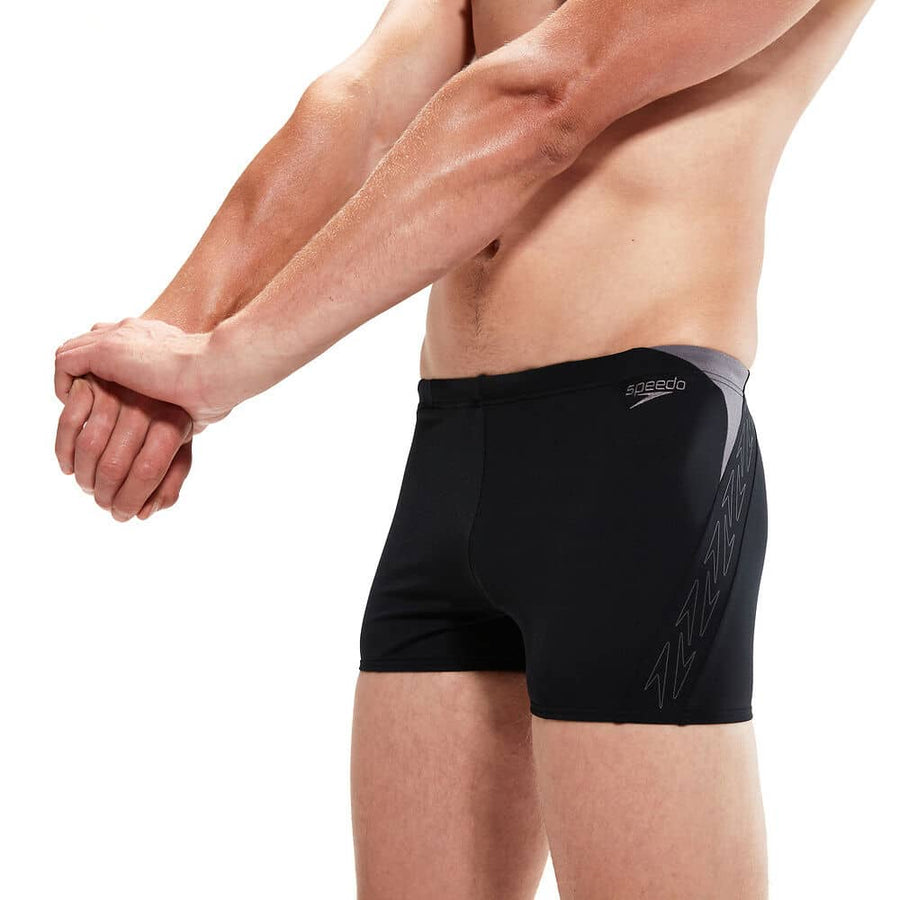 Speedo Hyper Boom Splice Aquashort M, Black/Dove Grey