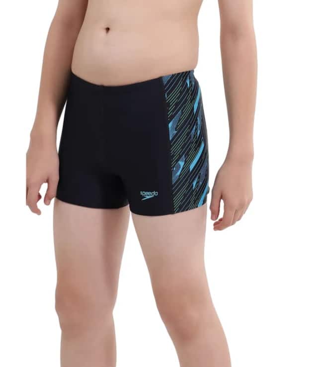 Speedo HyperBoom Panel Aquashort JR, True Navy / Harlequi