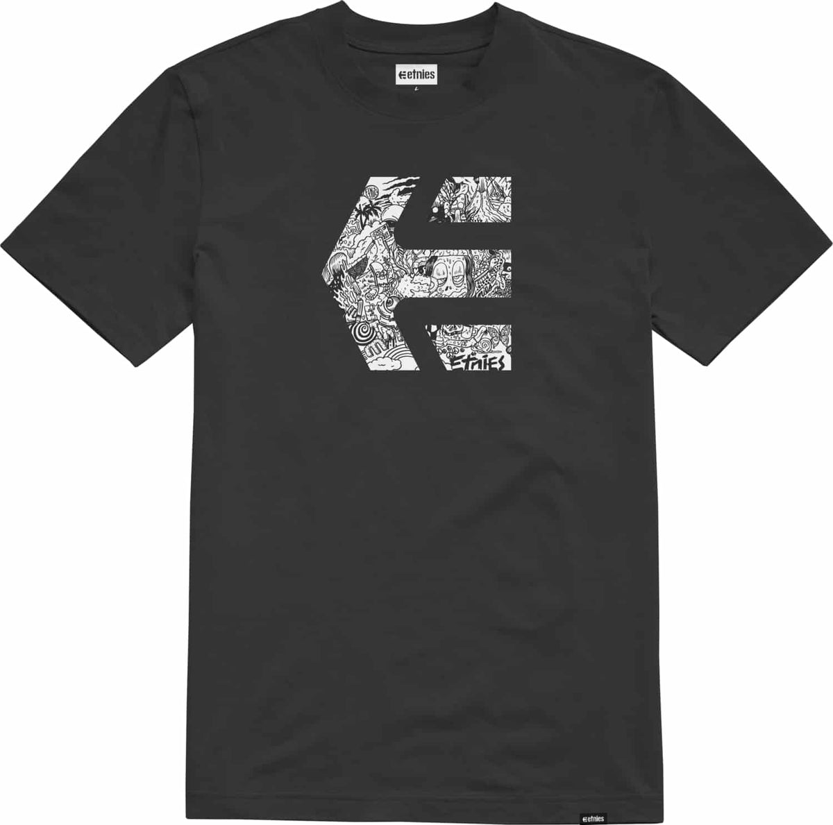Etnies ICON GRAPHIC TEE,BLACK