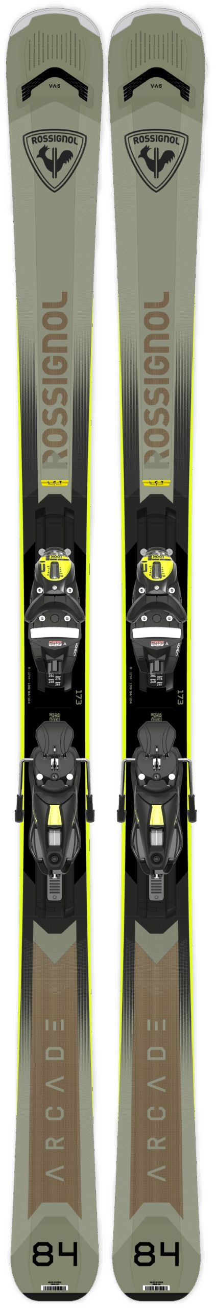 kalnu slēpes rossignol arcade 84 k nx 12 dft