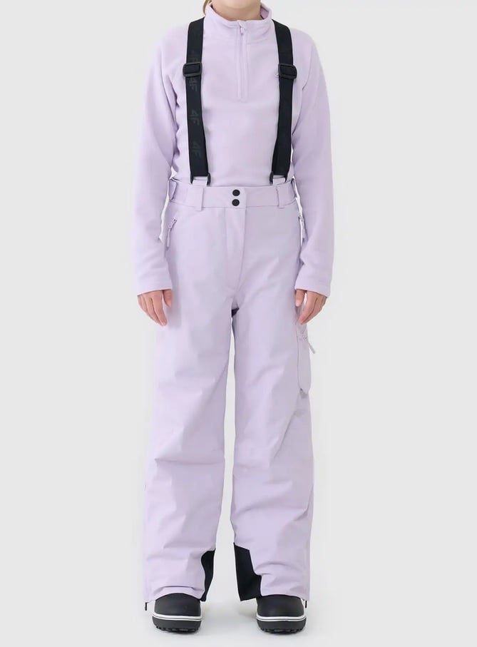 kalnu slēpošanas bikses trousers fnk violet 4f jwaw25tftrf0962 51s