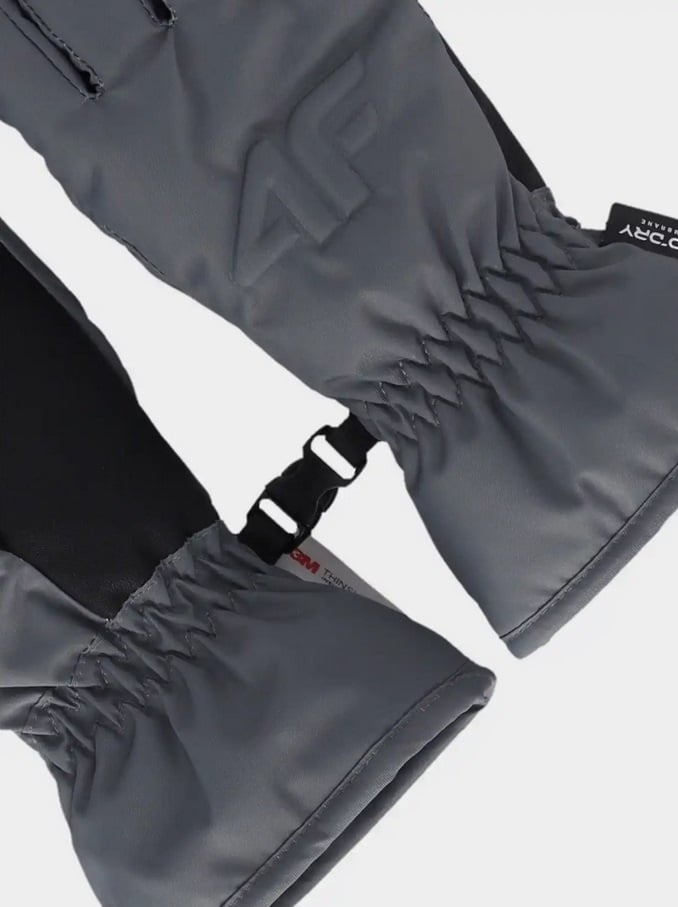 kalnu slēpošanas cimdi gloves fnk dark grey 4f jwaw25afglu190 23s