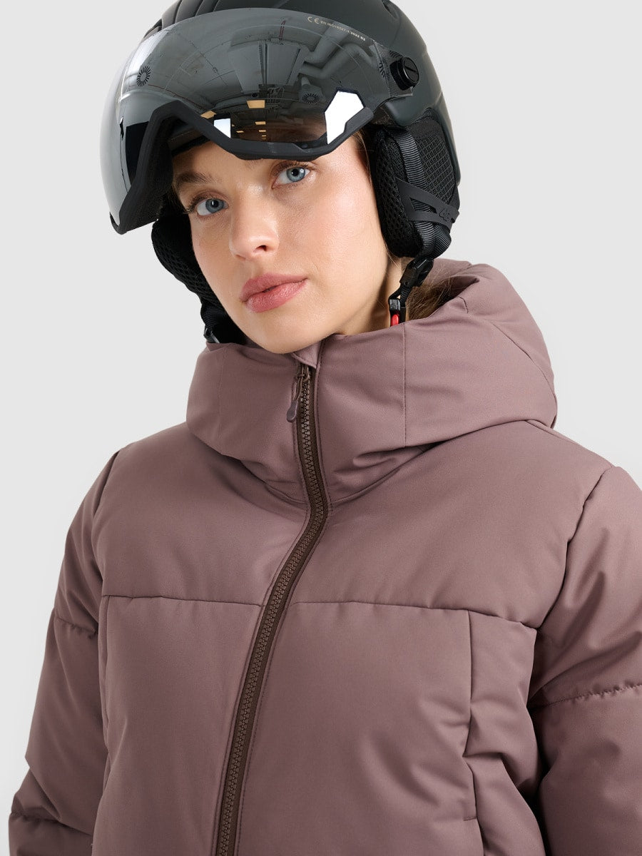 4F TECHNICAL JACKET, DARK BROWN/0808