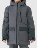kalnu slēpošanas jaka technical jacket deep black 4f jwaw25ttjau0831 20s